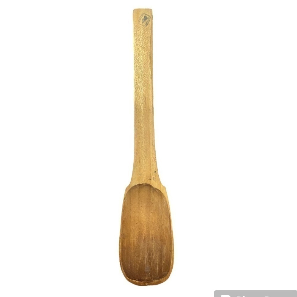 LARGE MADE IN MEXICO WOODEN STIRRING SPOON